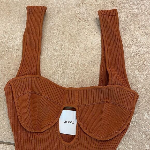 Aknvas Maddy Rib-Knit Women Dress - Small - Picture 7 of 13